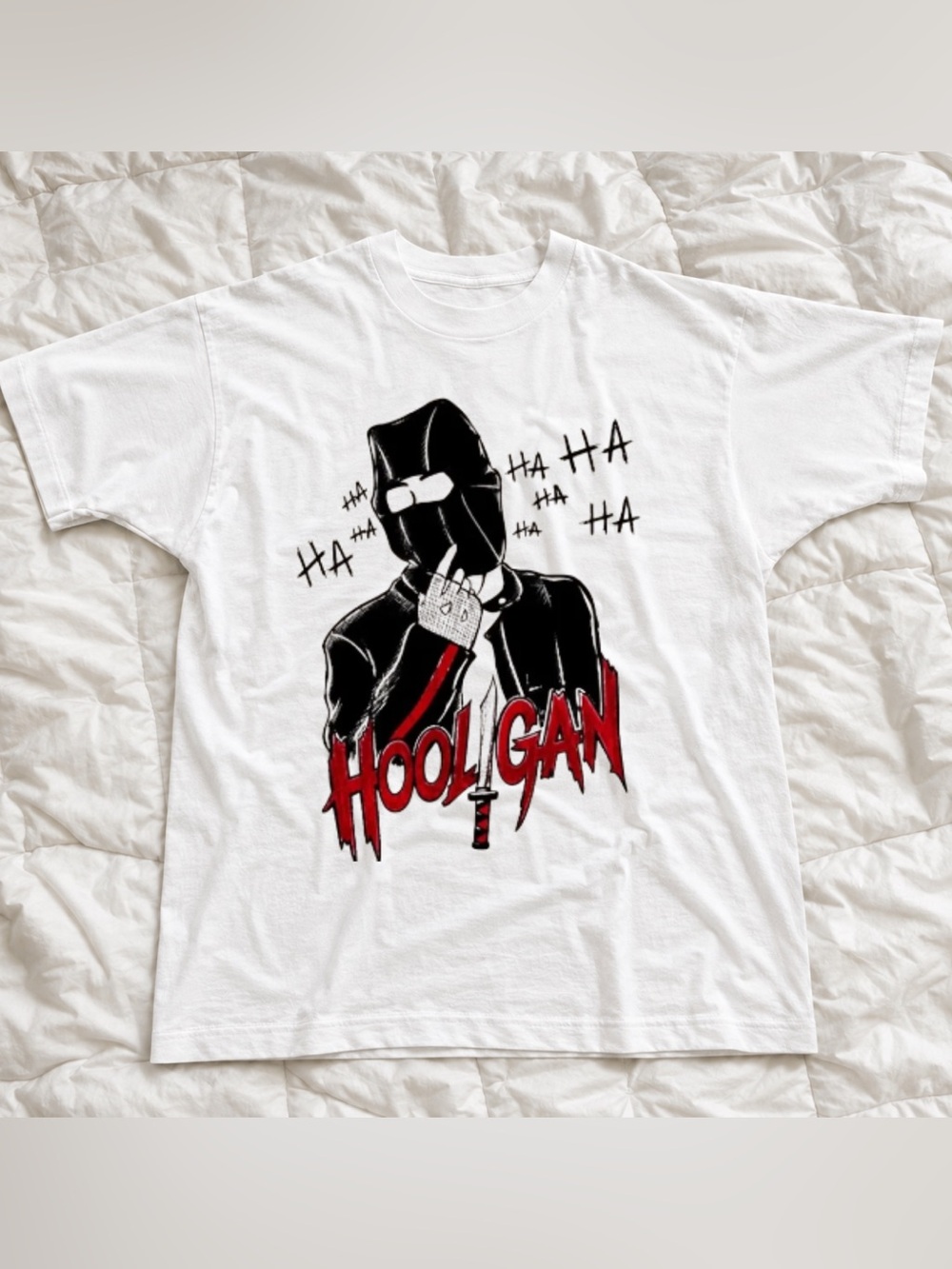 Arirang Hooligan Jin BTS Graphic Tee - White Gildan Shirt